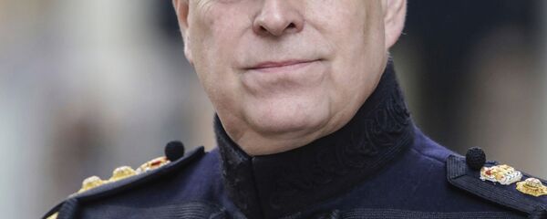 In this file photo dated 7 September 2019, Britain's Prince Andrew, the Duke of York, attends a memorial ceremony to mark the 75th anniversary of the liberation from Nazi German occupation in Bruges, Belgium - Sputnik International