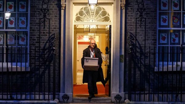 Dominic Cummings, special advisor for Britain's Prime Minister Boris Johnson leaves 10 Downing Street, in London, Britain, November 13, 2020.  - Sputnik International
