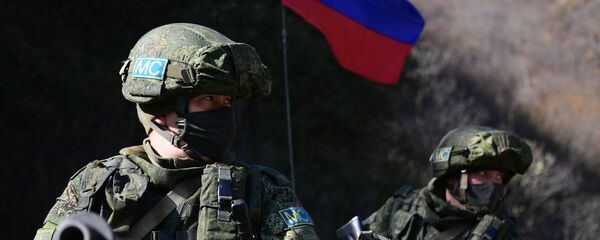 Russian peacekeepers in Nagorno-Karabakh - Sputnik International