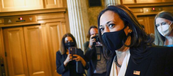U.S. Vice President-elect Kamala Harris departs after a Senate vote at the U.S. Capitol in Washington, U.S., November 17, 2020.  - Sputnik International