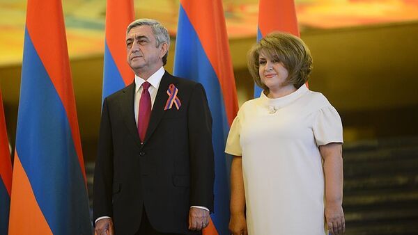 Rita and Serzh Sargsyan - Sputnik International
