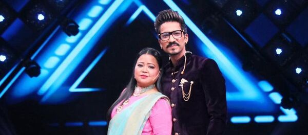 Indian comedian Bharti Singh and her husband Haarsh Limbachiyaa - Sputnik International