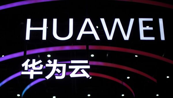 Letterings that form the name of Chinese smartphone and telecoms equipment maker Huawei are seen during Huawei Connect in Shanghai, China, Sept. 23, 2020 - Sputnik International