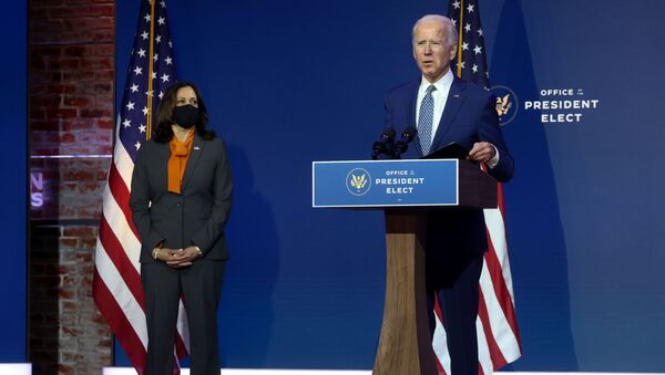 U.S. President-elect Biden speaks after meeting with transition coronavirus advisory board in Wilmington, Delaware - Sputnik International