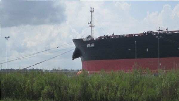 Crude oil tanker Agrari's operated by the TMS Tankers Ltd - Sputnik International