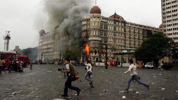 The Taj Mahal Palace hotel in Mumbai was ravaged by fire, gunshots and grenade explosions during the 2008 terrorist attacks - Sputnik International