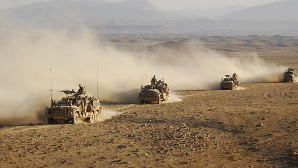 Australian Special Operations Task Groups Long Range Patrol Vehicles drive in convoy across one of Afghanistan's desert (File) - Sputnik International