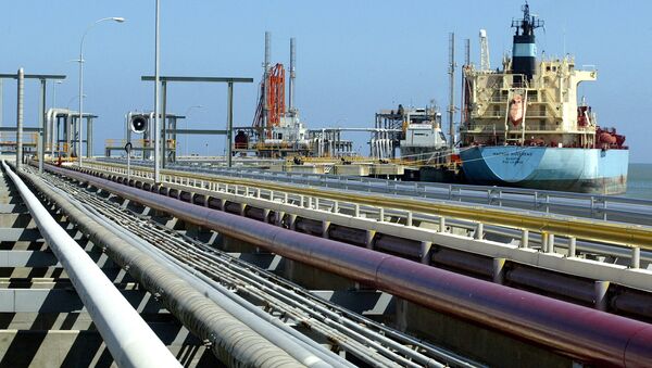 An oil tanker is seen at Jose refinery cargo terminal in Venezuela  - Sputnik International