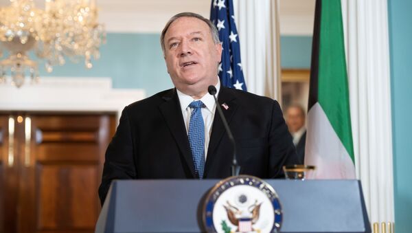 U.S. Secretary of State Mike Pompeo speaks to the media prior to meeting with Kuwait's Foreign Minister in Washington, D.C., U.S., November 24, 2020. - Sputnik International