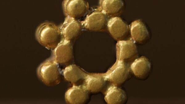 Ancient gold bead. - Sputnik International