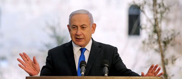 Israeli Prime Minister Benjamin Netanyahu speaks during the opening ceremony for Sha'ar Hagai national site in Israel November 29, 2020.  - Sputnik International