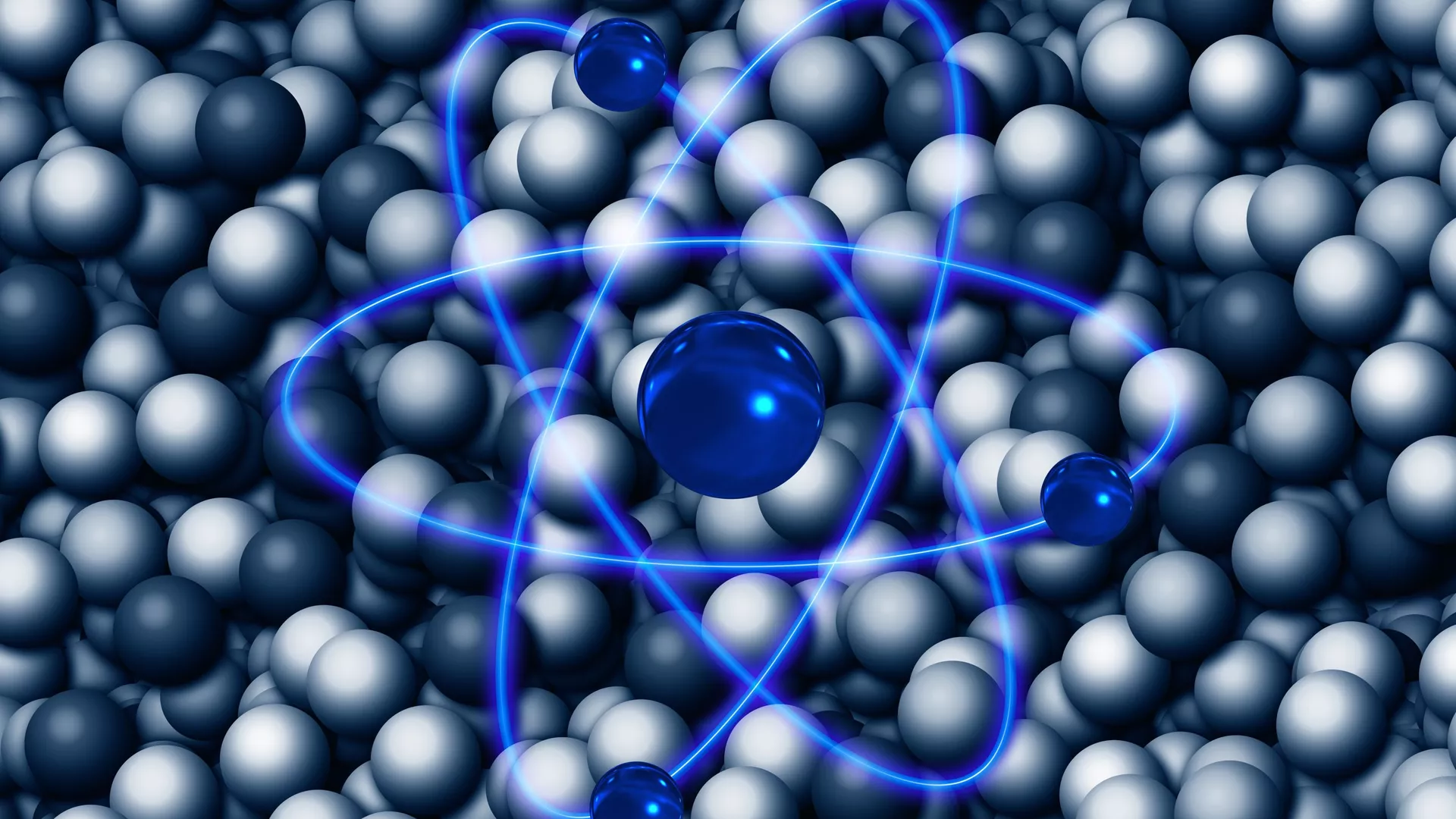 Atom with three electrons, render - Sputnik International, 1920, 30.08.2023
