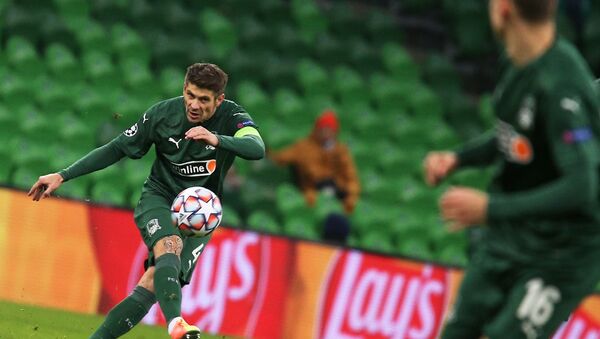 Krasnodar's Alexandr Martynovich during the fifth match of the group stage of the UEFA Champions League against Rennes - Sputnik International