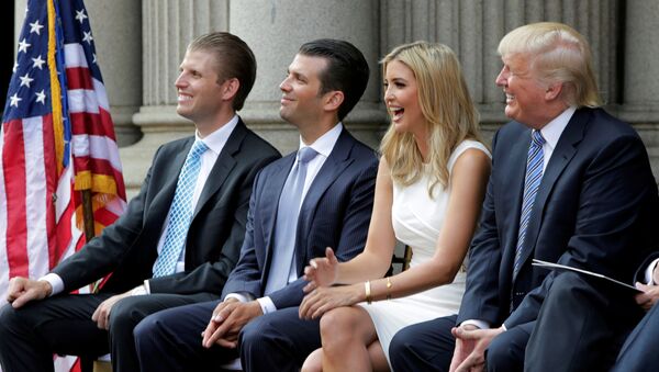 FILE PHOTO: Trump family attends ground breaking of new hotel in Washington - Sputnik International