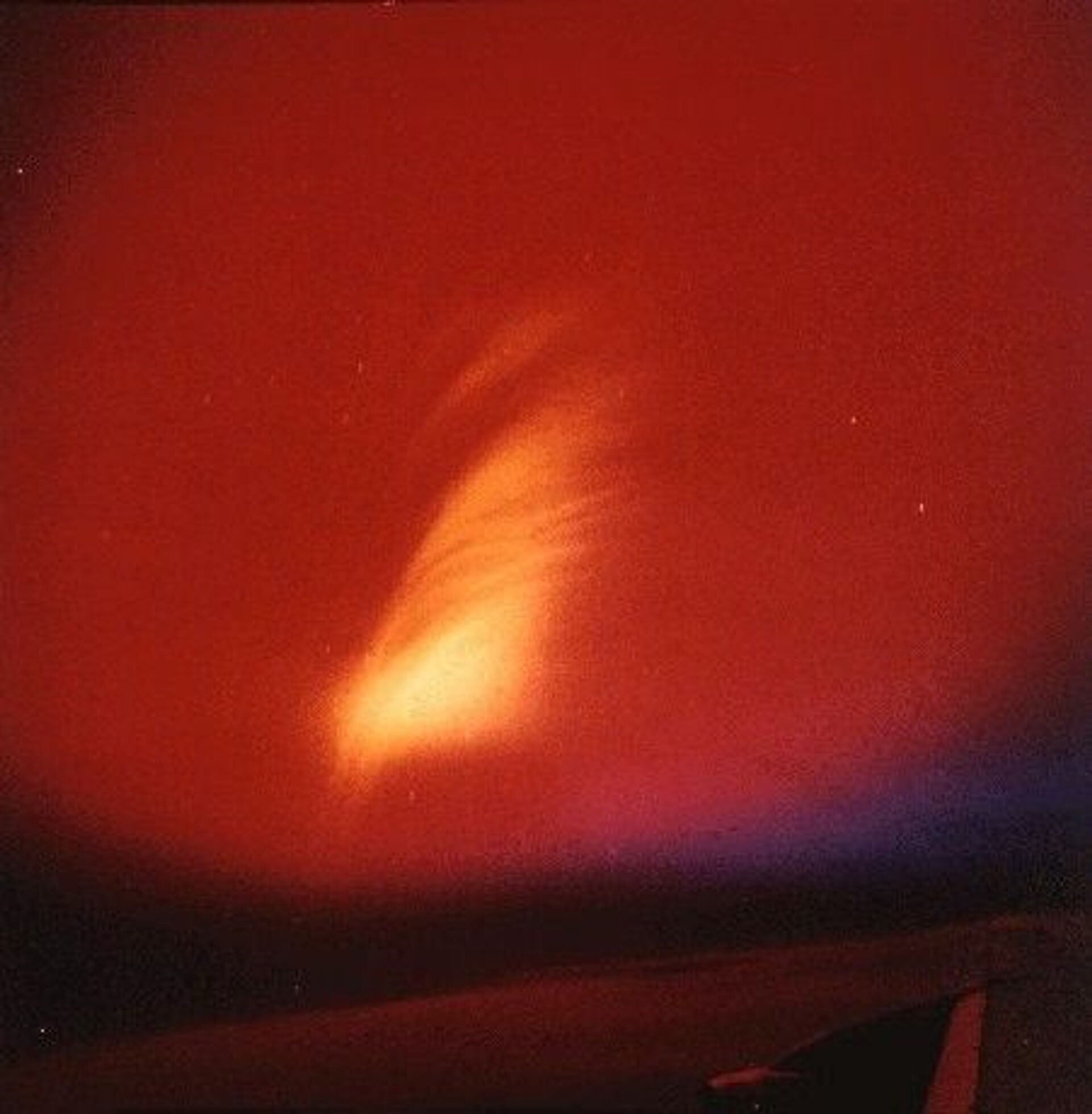 Photograph of the aurora created by the Starfish Prime high-altitude nuclear test explosion in course of Operation Dominic on July 9, 1962. Yield 1450 kilotons, altitude 250 miles. - Sputnik International, 1920, 16.11.2021