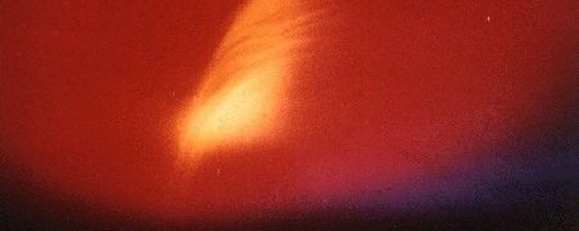 Photograph of the aurora created by the Starfish Prime high-altitude nuclear test explosion in course of Operation Dominic on July 9, 1962. Yield 1450 kilotons, altitude 250 miles. - Sputnik International, 1920, 30.10.2025
