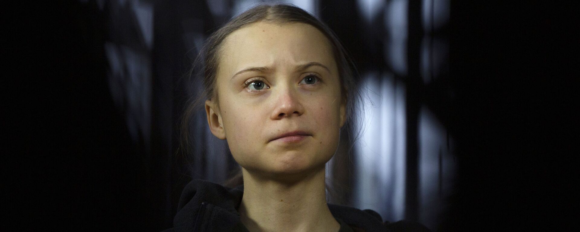 Swedish climate activist Greta Thunberg speaks with the media as she arrives for a meeting of the Environment Council at the European Council building in Brussels, Thursday, March 5, 2020 - Sputnik International, 1920, 08.03.2021