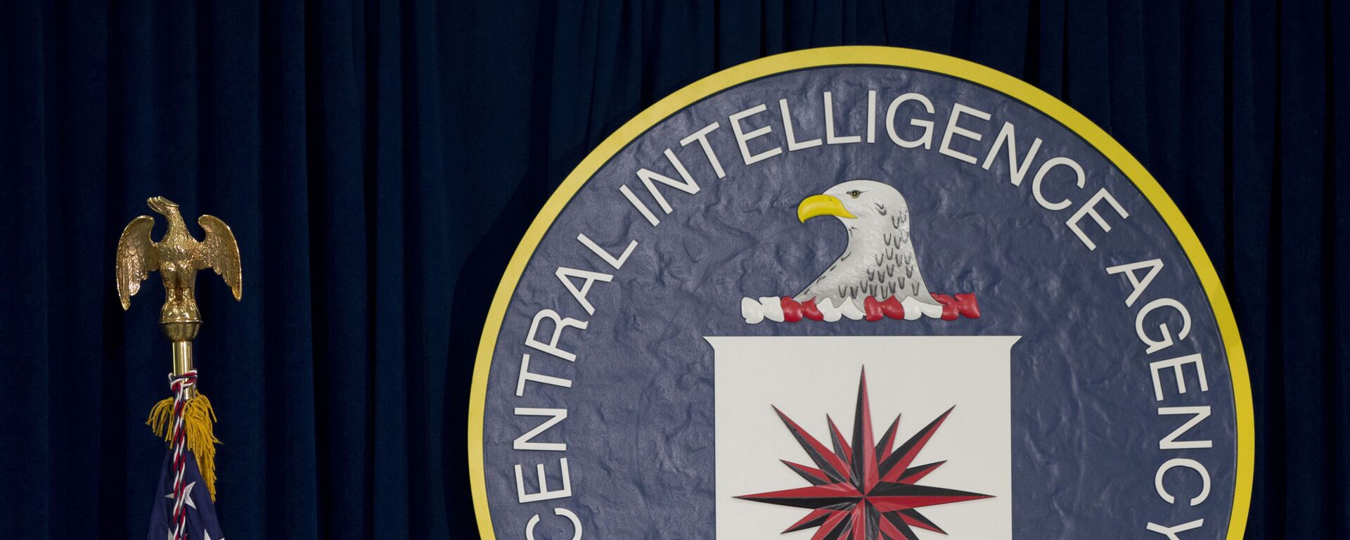 This April 13, 2016 file photo shows the seal of the Central Intelligence Agency at CIA headquarters in Langley, Va.  - Sputnik International, 1920, 20.01.2022