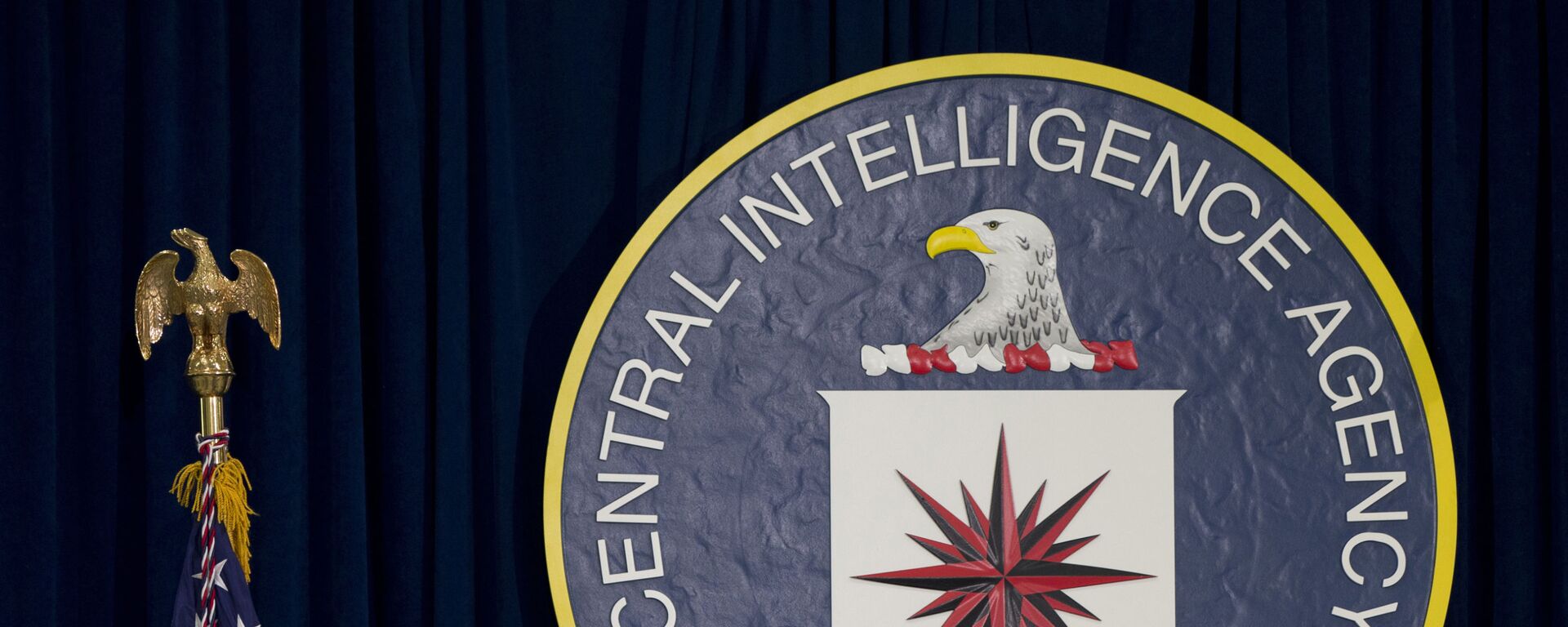 This April 13, 2016 file photo shows the seal of the Central Intelligence Agency at CIA headquarters in Langley, Va.  - Sputnik International, 1920, 30.08.2024