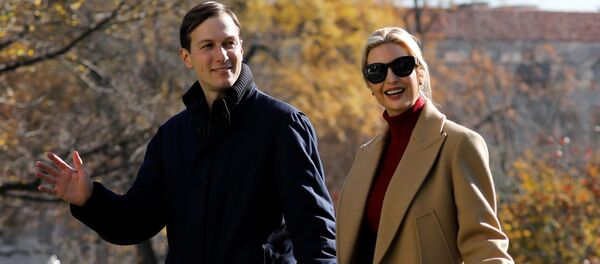 Ivanka Trump and her husband Jared Kushner walk on the South Lawn of the White House upon their return to Washington with U.S. President Donald Trump from Camp David, U.S., November 29, 2020 Ivanka Trump and her husband Jared Kushner walk on the South Lawn of the White House upon their return to Washington with U.S. President Donald Trump from Camp David, U.S., November 29, 2020 - Sputnik International