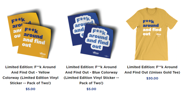 Photo: Minnesota Rep Ilhan Omar Selling ‘F**k Around and Find Out’ T-Shirts After Democratic Victory - Sputnik International