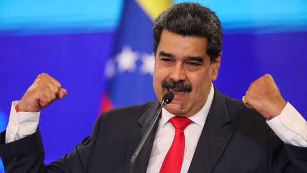 Venezuelan President Nicolas Maduro holds a press conference in Caracas - Sputnik International