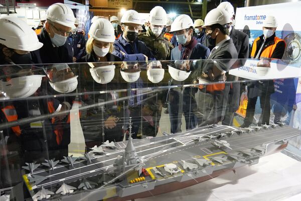 Photos: France Unveils Design for Nuclear-Powered Supercarrier to Replace Aging Warship De Gaulle - Sputnik International