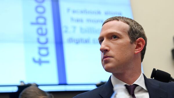FILE PHOTO: Facebook Chairman and CEO Zuckerberg testifies at a House Financial Services Committee hearing in Washington - Sputnik International