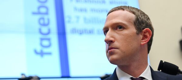 FILE PHOTO: Facebook Chairman and CEO Zuckerberg testifies at a House Financial Services Committee hearing in Washington - Sputnik International