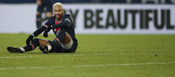 Soccer Football - Ligue 1 - Paris St Germain v Bordeaux - Parc des Princes, Paris, France - November 28, 2020 Paris St Germain's Neymar reacts - Sputnik International