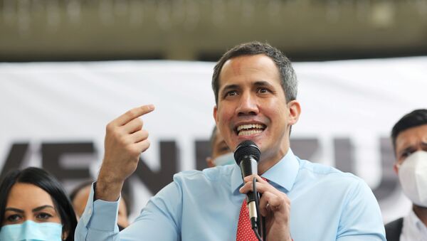 FILE PHOTO: Opposition leader Juan Guaido speaks to the media during a news conference the day after the parliamentary election in Caracas - Sputnik International