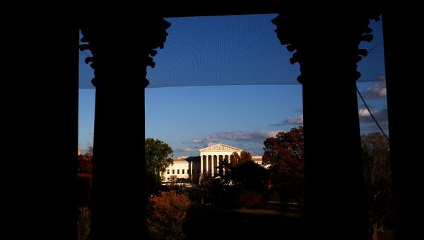 A general view of the U.S. Supreme Court building in Washington, U.S. November 10, 2020. - Sputnik International