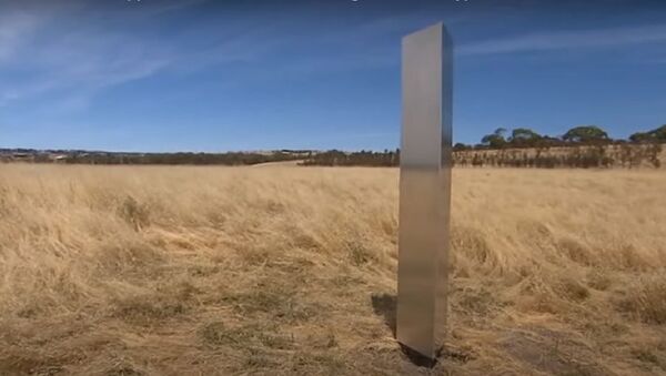Australia's first monolith appears in Adelaide's south, engraved with cryptic coordinates - Sputnik International