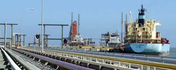 An oil tanker is seen at Jose refinery cargo terminal in Venezuela in this undated file photo - Sputnik International