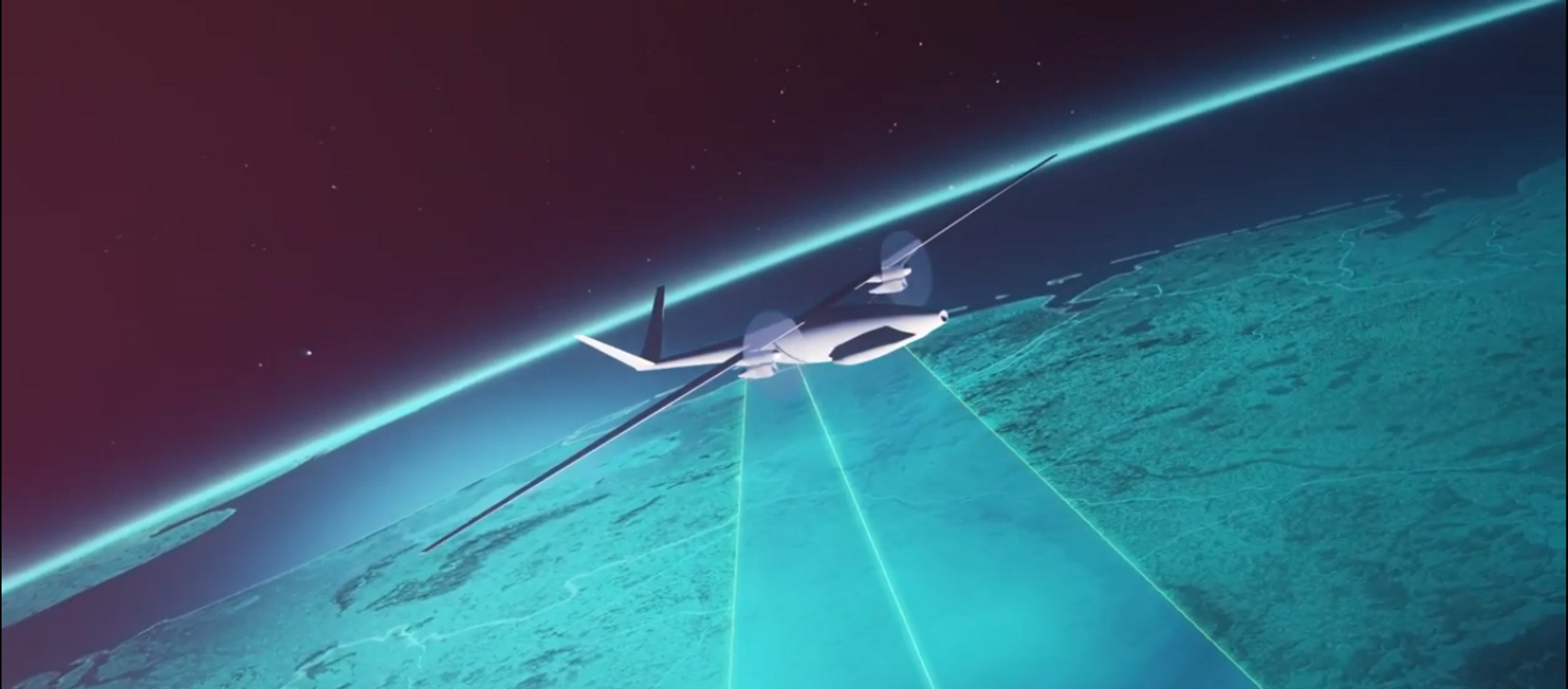 Cambridge Consultants rendered footage of a future High Altitude Platform System (HAPS) for delivering 5G internet - Sputnik International, 1920, 16.12.2020