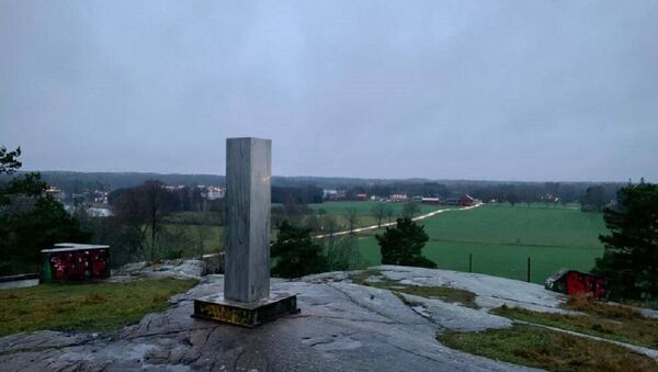 Mysterious monolith appeared in Katrineholm - Sputnik International