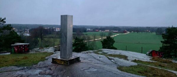Mysterious monolith appeared in Katrineholm - Sputnik International