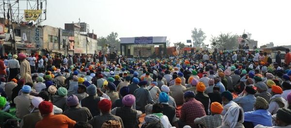 Protesting Farmers in India - Sputnik International