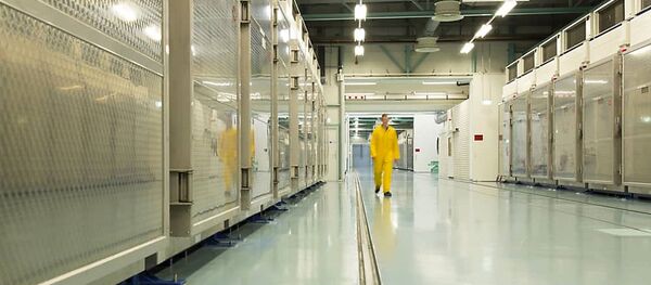 A handout picture released by Iran's Atomic Energy Organization on November 6, 2019, shows the interior of the Fordo (Fordow) Uranium Conversion Facility in Qom, in the north of the country - Sputnik International