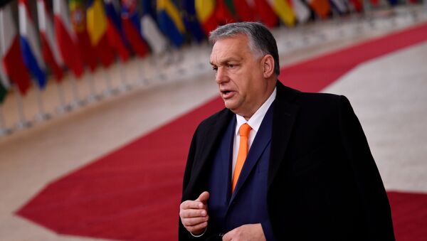 Hungarian PM Viktor Orban at a EU leaders summit in Brussels - Sputnik International