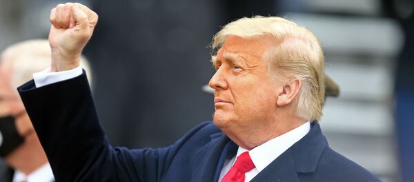 Dec 12, 2020; West Point, New York, USA; President Donald J. Trump walks on to the field before the first half of the Army-Navy game at Michie Stadium. Mandatory Credit: Danny Wild-USA TODAY Sports Dec 12, 2020; West Point, New York, USA; President Donald J. Trump walks on to the field before the first half of the Army-Navy game at Michie Stadium. Mandatory Credit: Danny Wild-USA TODAY Sports - Sputnik International