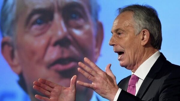 A photo of the UK former Prime Minister Tony Blair posted on Twitter on December 23, 2020 - Sputnik International