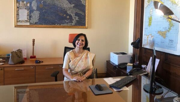 Neena Malhotra, Ambassador of India to the Republic of Italy - Sputnik International