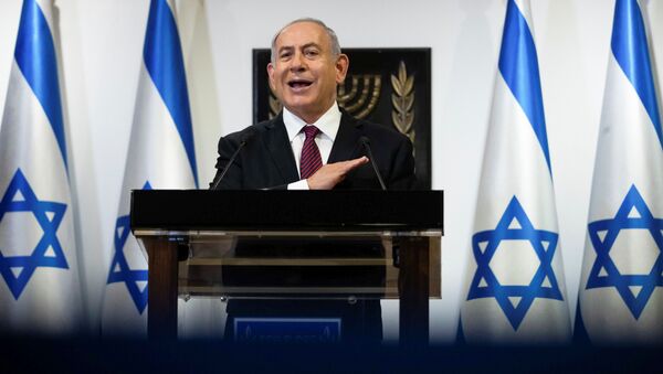 Israeli Prime Minister Benjamin Netanyahu delivers a statement at the Knesset (Israel's parliament) in Jerusalem, December 22, 2020. - Sputnik International