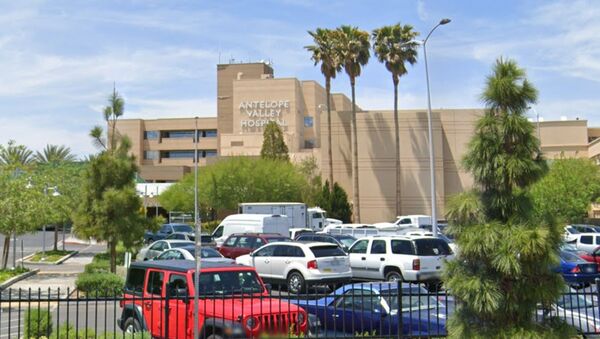 Screenshot image of the Antelope Valley Hospital in Lancaster, California. - Sputnik International