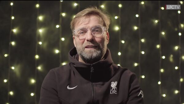 FC Liverpool's manager Jurgen Klopp delivers a Christmas message to fans on December 25, 2020 - Sputnik International
