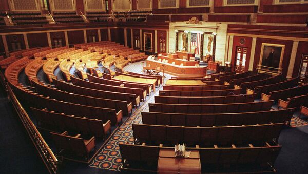The Chamber of the House of Representatives is shown empty December 15. Beginning on Dec. 17, 1998. - Sputnik International