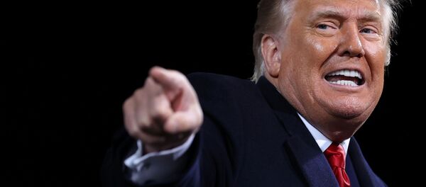 U.S. President Donald Trump campaigns for Republican U.S. senators David Perdue and Kelly Loeffler, ahead of their January runoff elections to determine control of the U.S. Senate, during a campaign rally in Valdosta, Georgia, U.S., December 5, 2020 - Sputnik International