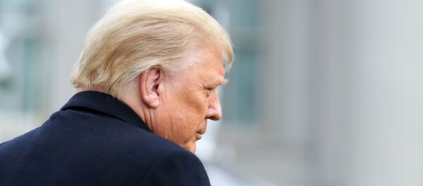 US President Donald Trump departs for travel to West Point, New York from the South Lawn at the White House in Washington, DC, 12 December 2020 US President Donald Trump departs for travel to West Point, New York from the South Lawn at the White House in Washington, DC, 12 December 2020 - Sputnik International