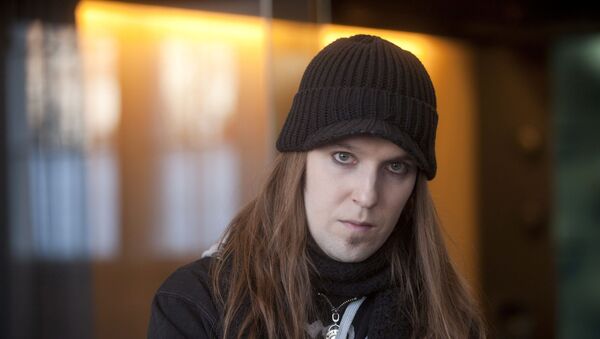Alexi Laiho, a singer and guitarist of Finnish black metal band Children of Bodom, is seen in March 3, 2011 image. Picture taken March 3, 2011. - Sputnik International